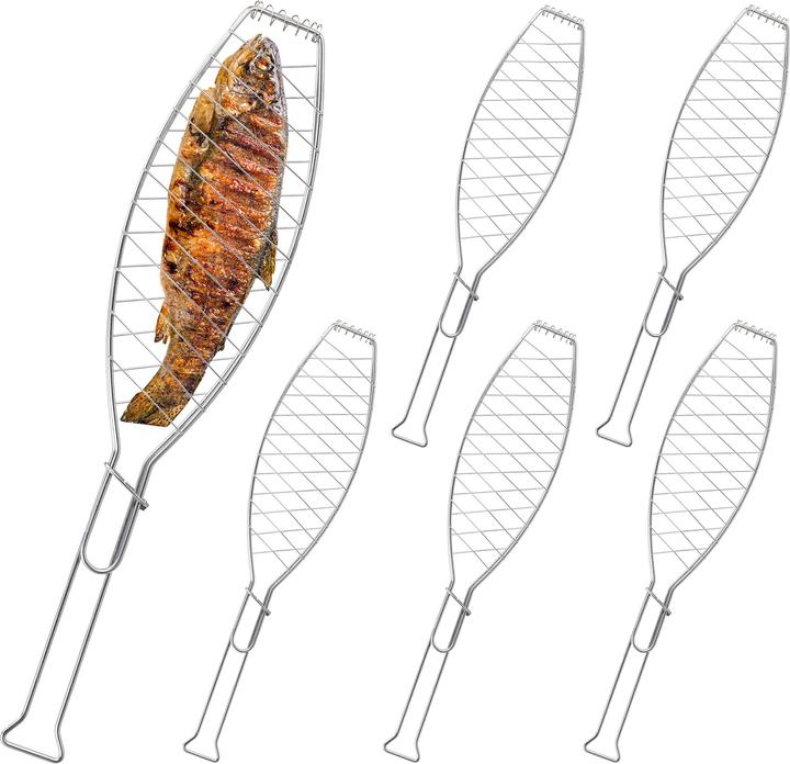 Produktbild Relaxdays 6x Fischbräter