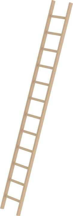 Produktbild Munk Sprossen-Anlegeleiter Holz ohne Traverse 12 Sprossen (Anlegeleiter, 360 cm)