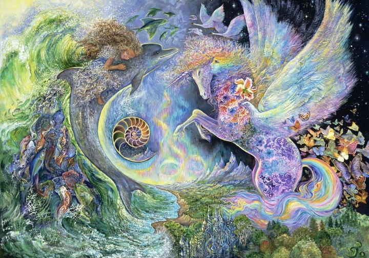 Produktbild Grafika Puzzle 1000 pieces Josephine Wall - Magical Meeting (1000 Teile)