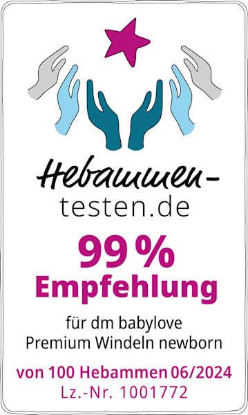 Produktbild dm babylove Premium-Windeln (Gr. 1, Tragepack, 28 Stück)