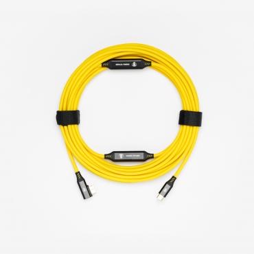 Immagine prodotto Cobra CobraTether Cavo USB-C - USB-Micro-B 10m diritto a 90 Ÿ giallo (10 m, USB 3.0)