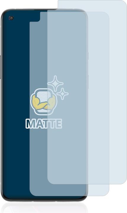 Actual product image BROTECT Anti-glare screen protector matt (2 Piece, OnePlus 8T)