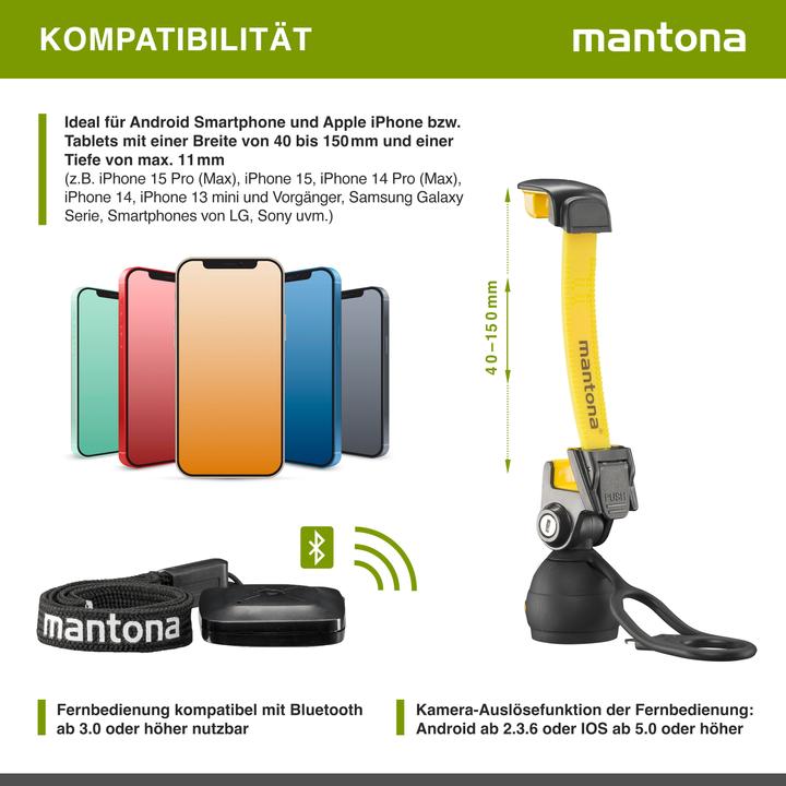 Actual product image mantona Smartphone Bottle Selfie Ping