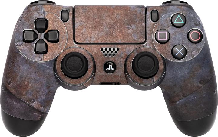 Produktbild Pyramide Skins - Sticker für PS4 Controller (Rusty Metal) (PS4)