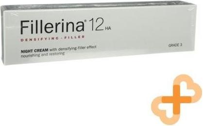 Actual product image Fillerina 12HA Night Cream Face Grade 3 50ml Restoring Wrinkle Filler Nourishing (50 ml)