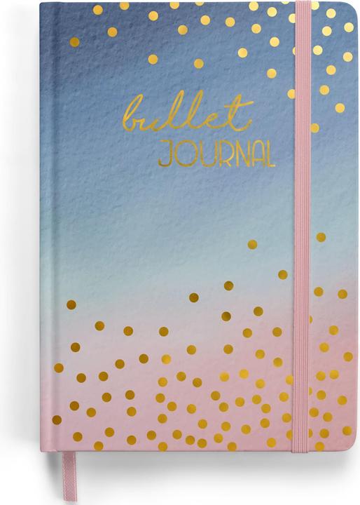 Actual product image Papierdrachen Bullet Journal - (Watercolour) - Notebook A5 dotted (Dotted, Hardcover)