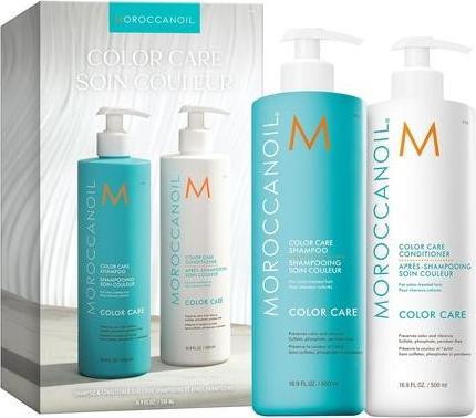 Image du produit Moroccanoil Kit de shampooing et d'après-shampooing Color Care d'une demi-litre (Set soin capillaire)