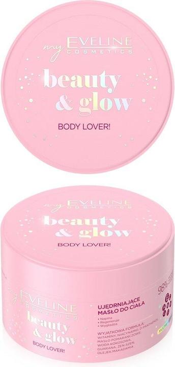 Image du produit Eveline Beauty & Glow Beurre corporel raffermissant Amoureux du corps! 200ml (Beurre corporel, 200 ml)
