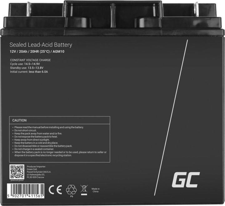 Actual product image GreenCell AGM10 (12 V, 20 Ah)