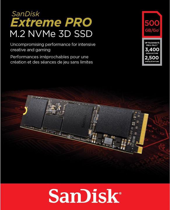Immagine prodotto SanDisk Estremo PRO (500 GB, M.2 2280)