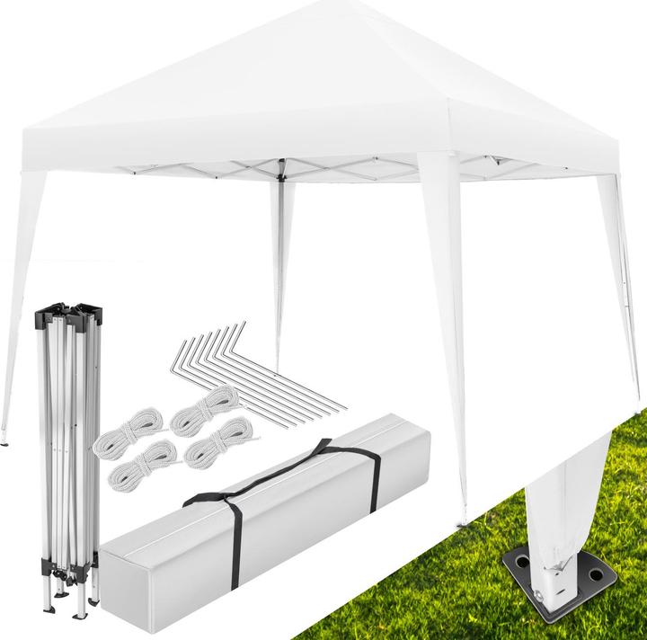 Actual product image tectake Folding Gazebo Linosa | 3x3m with UV protection (300 cm, 300 cm)