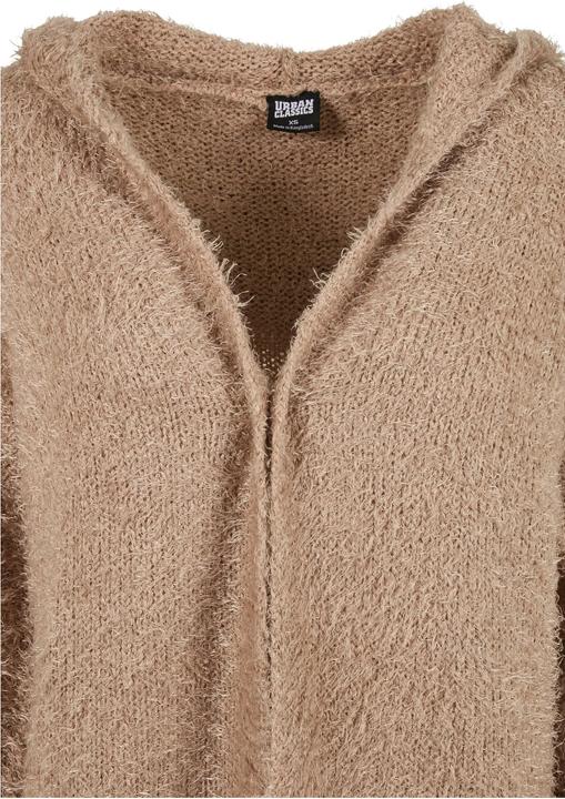 Actual product image Urban Classics Ladies Hooded Feather Cardigan (M)