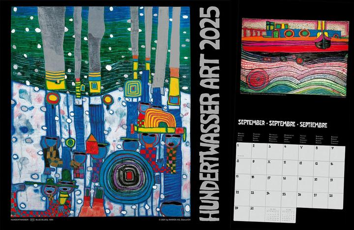 Produktbild Hundertwasser Broschürenkalender Art 20 (30 x 30 cm, Deutsch)