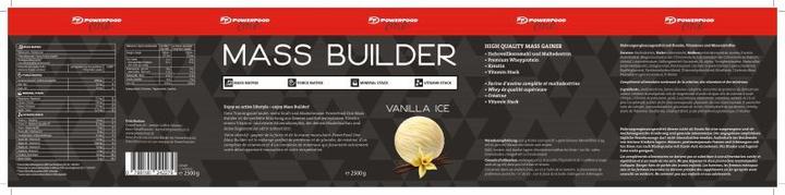 Produktbild PowerFood One Mass Builder (Vanilla ice, 1 Stk., 2760 g)