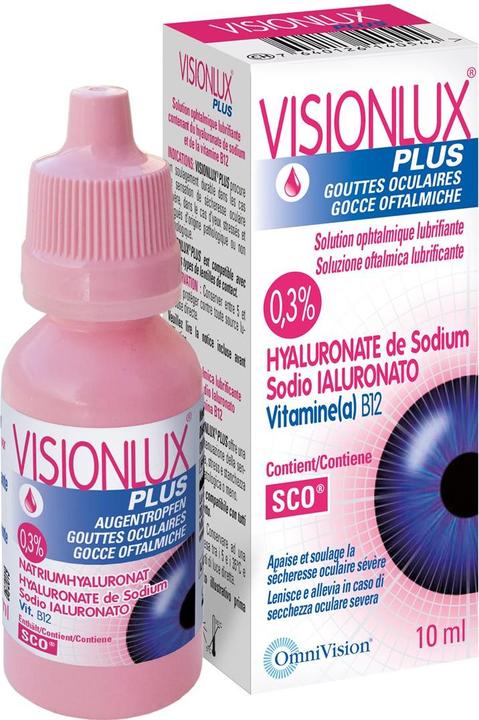 Image du produit OmniVision Gouttes oculaires Visionlux Plus (10 ml, 10 ml)