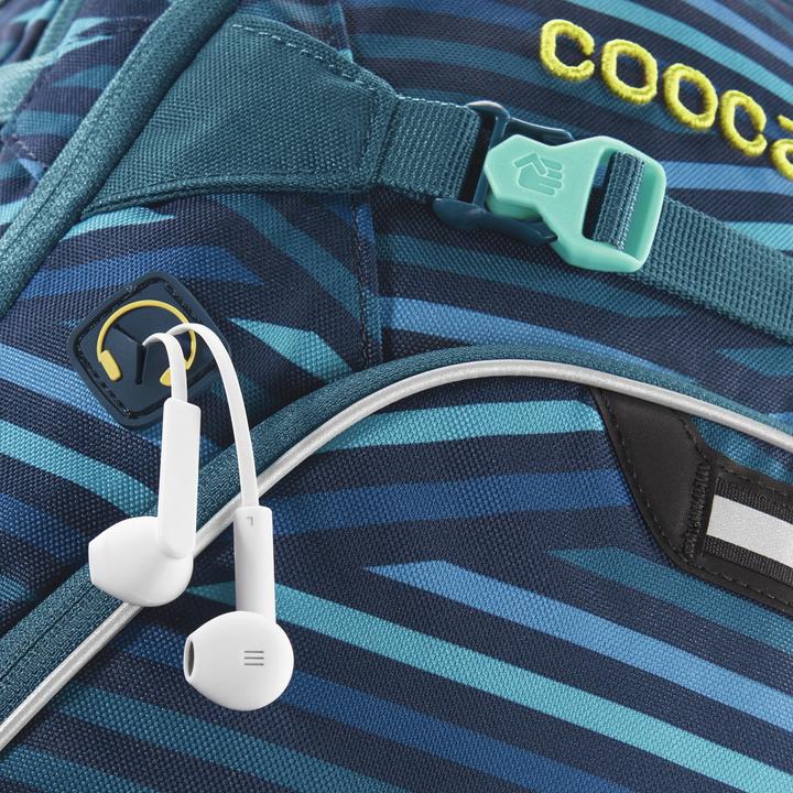 Actual product image Coocazoo ScaleRale Zebra Stripe Blue (30 l)
