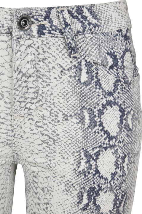 Actual product image Urban Classics Ladies Animal Stretch Twill Skinny Pants (27)