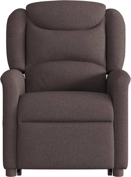 Immagine prodotto VidaXL Poltrona massaggiante elettrica con ausilio per la risalita in tessuto marrone scuro