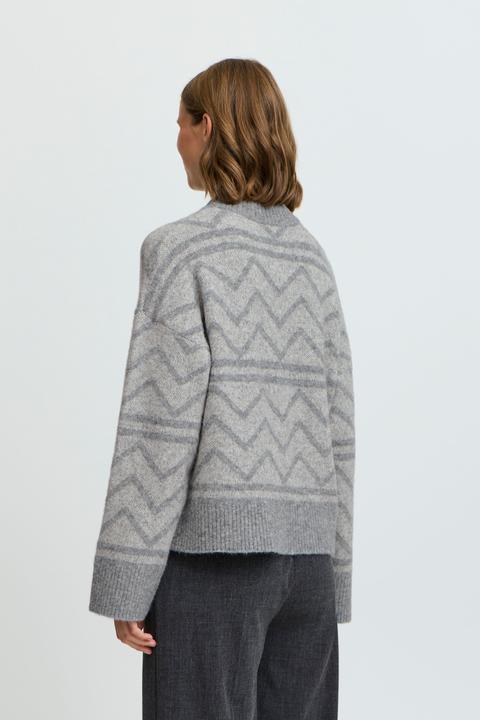 Actual product image B.young BYOMEA GEOMETRIC JUMPER 20815659 (L)