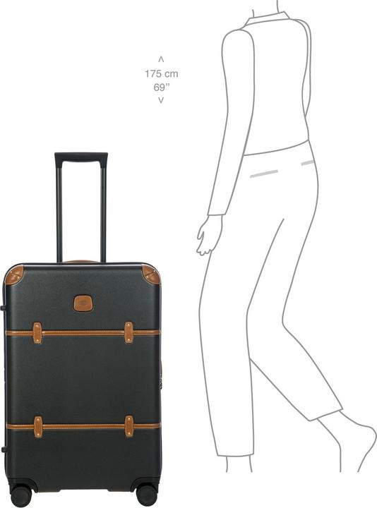 Brics Bellagio 4 Rollen Trolley 70.5 cm mit Dehnfalte (78 l, M (50 - 90l))
