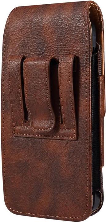 Immagine prodotto Cover-Discount Nylon - Borsa da cintura in pelle con tasca per carte di credito marrone / XL