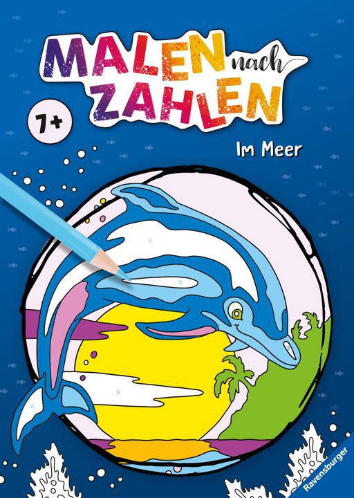 Ravensburger Dipingere con i numeri da 7 anni: Nel mare