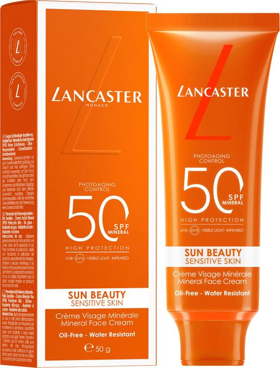 Image du produit Lancaster Sun Beauty Mineral Face Crème Sun Protection Factor 50 (Crème solaire visage, SPF 50, 50 ml)