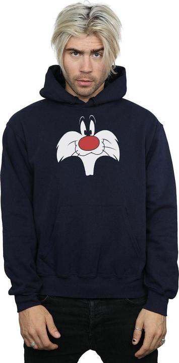 Immagine prodotto Looney Tunes Sylvester Big Face Felpa con Cappuccio Uomo (XL)