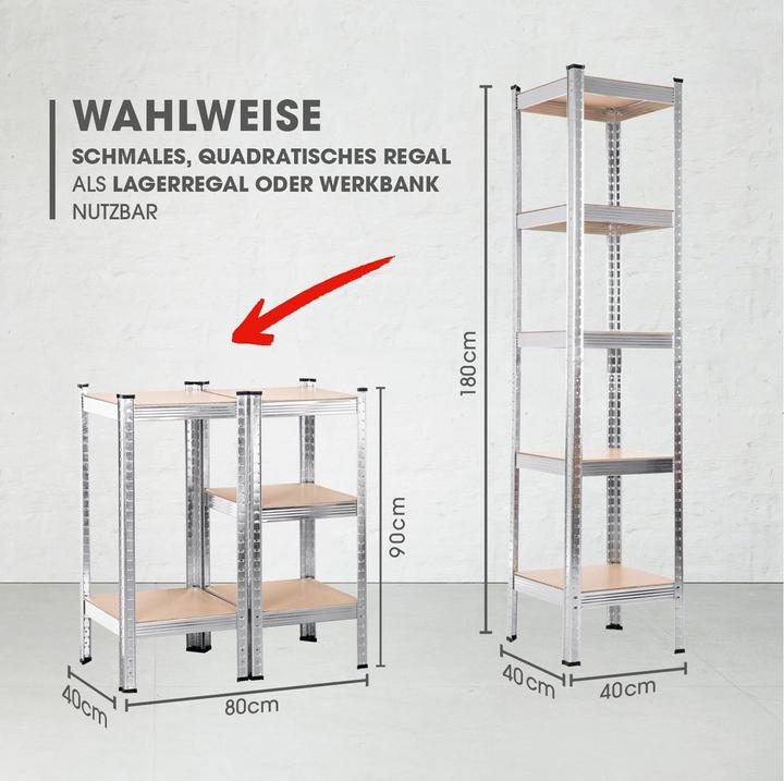 Produktbild Easymaxx Schwerlastregal