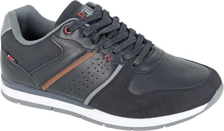 Actual product image R21 Mens Contrast Detail Lace Up Trainers (47)