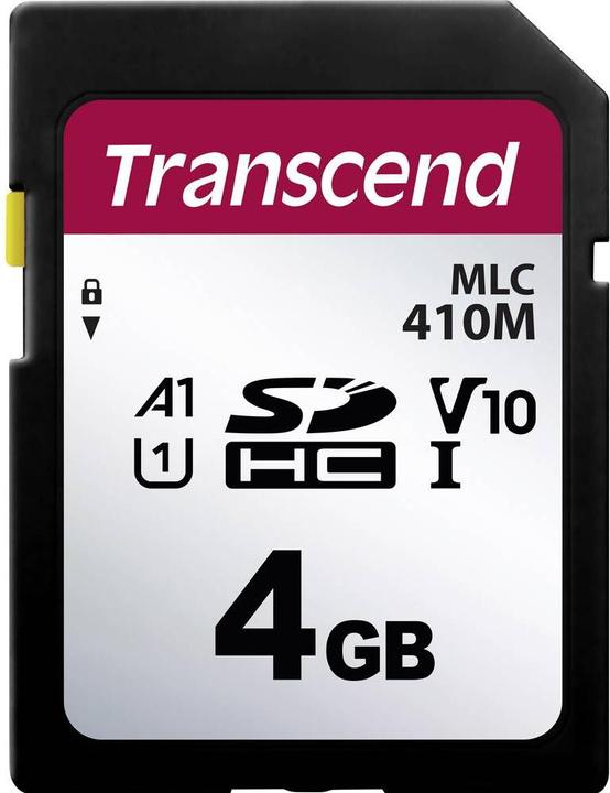 Produktbild Transcend 410M Flash-Speicherkarte (4 GB, SDHC, U1, UHS-I)