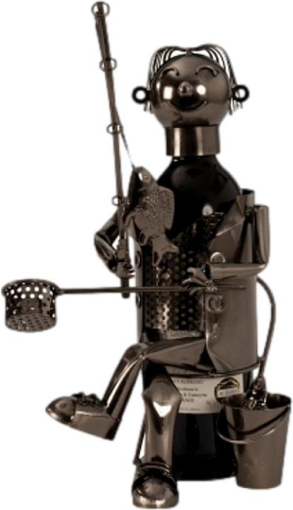 Produktbild IKO Wein-Flaschenhalter 'Angler' h=33cm (Weinflaschenhalter)