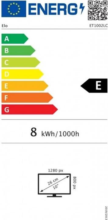 Energy Label ēlo Elo 1002L (1280 x 800 pixels, 10.10")