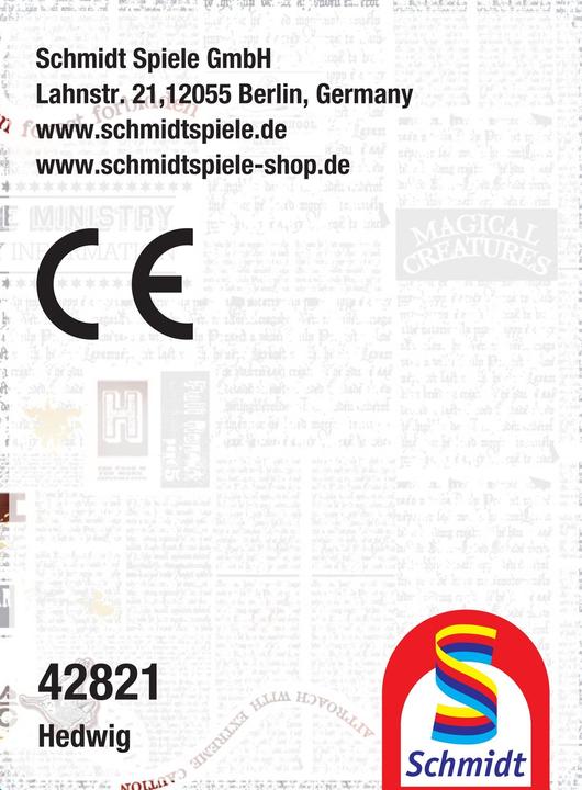Produktbild Schmidt Spiele Harry Potter, Eule Hedwig, 29 cm (29 cm)