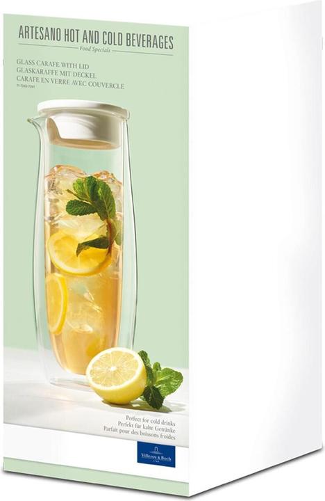 Image du produit Villeroy & Boch Carafe en verre avec couvercle Artesano Beverages (1 l)
