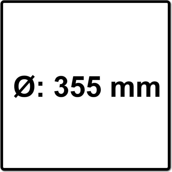 Produktbild Fein Aluminium Cutting Kreissägeblatt 355 x 2,8 x 25,4 mm ( 63502302000 ) für MKAS 355