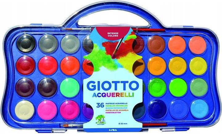 Immagine prodotto Giotto Vernici Acquerelli 36 Pezzi (353600) (Mix di colori)
