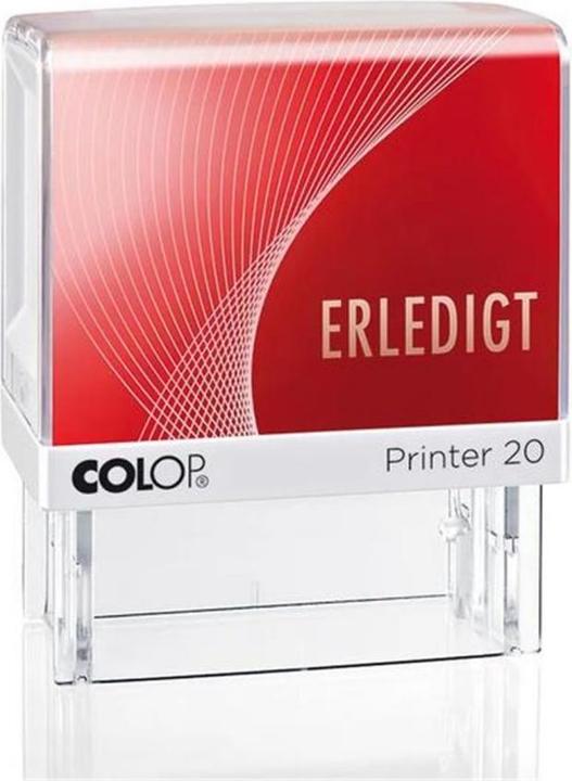 Colop Stampante di francobolli 20/L "ERLEDIGT" (confermato)