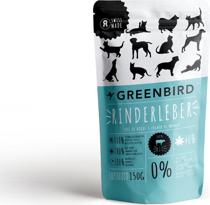 Produktbild Greenbird Rinderleber Snack (1 Stk., 150 g)