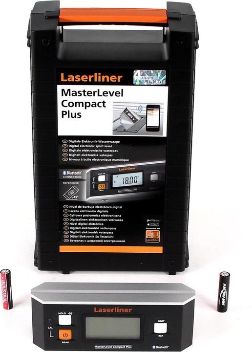Image du produit Laserliner Niveau à bulle électronique numérique au format compact interface ooth (3 cm)