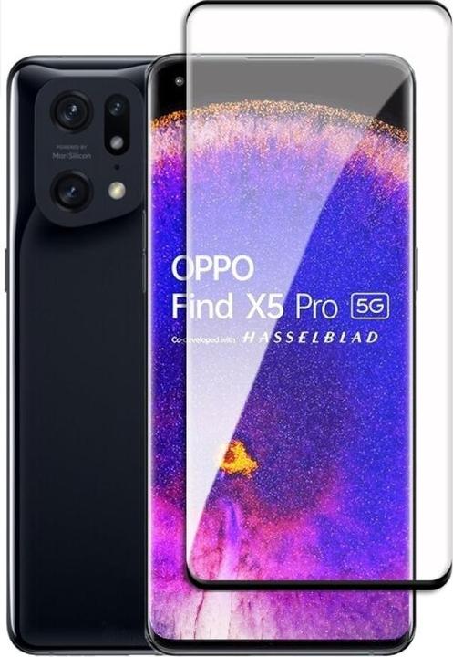 Image du produit Screenguard Oppo Find X5 Pro Full Screen Protection en verre blindé 2.5D 9H (1 pièce(s), Oppo Find X5 Pro)