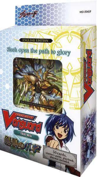 Actual product image Bushiroad Cardfight! Vanguard Trial Deck Display Slash of Silver Wolf (English, Booster display)