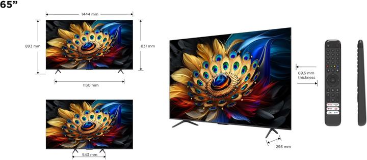 Actual product image TCL 65C655 (65", QLED, 4K, 2024)
