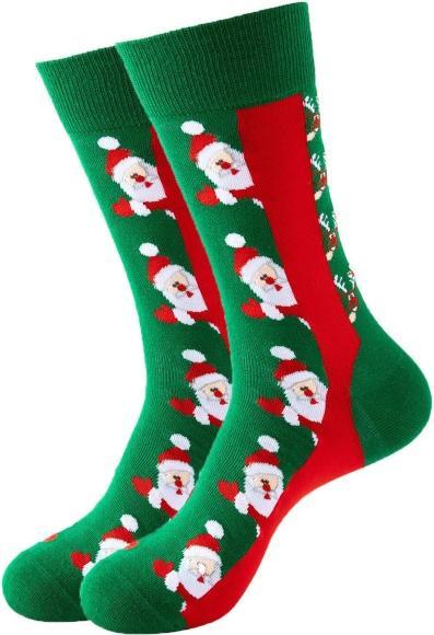 Snazzy Santa Weihnachtssocken Santa grün 36-40 (36 - 40)
