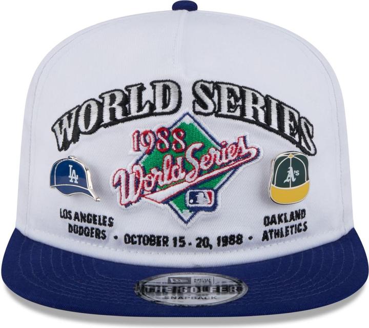 Actual product image New Era Golfer Cap - World Series 1988 Pin Dodgers Athletics (One size)