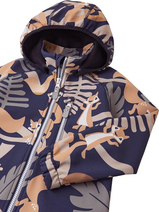 Actual product image Reima Kinder Softshell Jacke Vantti Navy print (80)