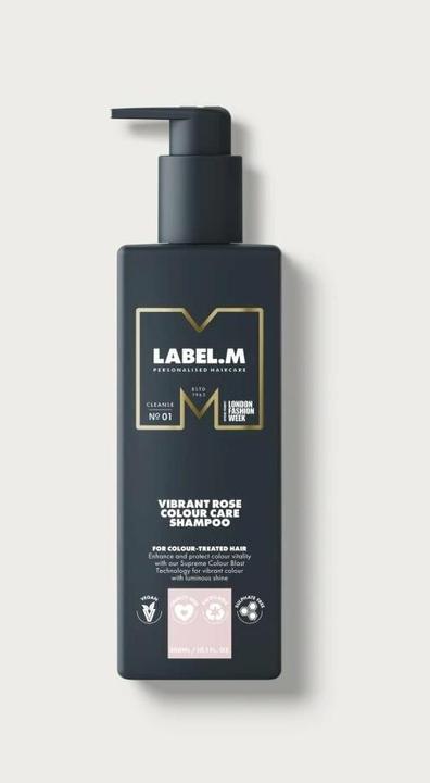 Produktbild Label.M Professional Vibrant Rose Farbpflege Shampoo 1000 ml (1000 ml, Flüssiges Shampoo)