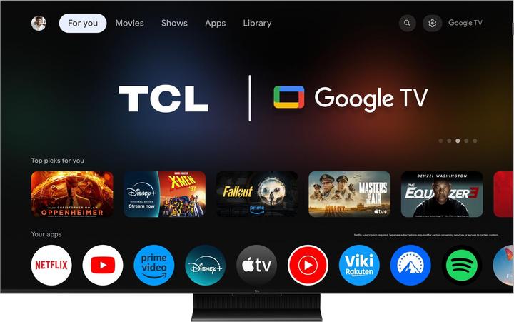 Actual product image TCL 65C765 (65", QLED, 4K, 2024)