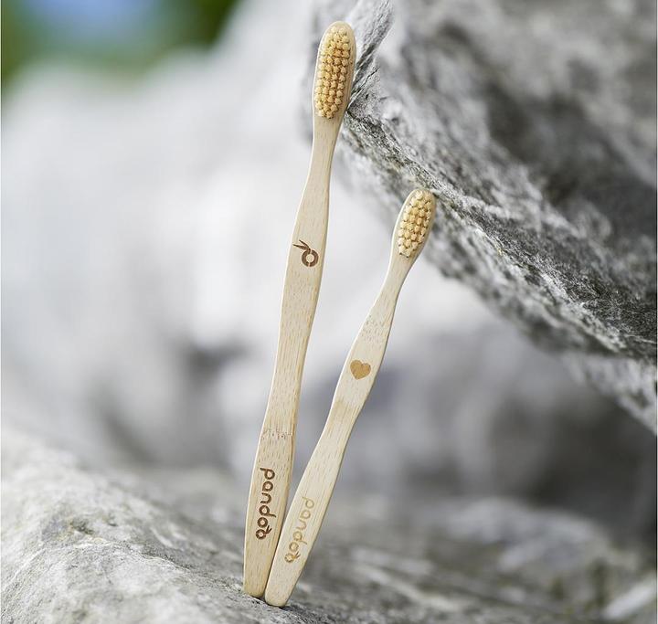 Actual product image Pandoo Children's toothbrush (Soft, 4 x)