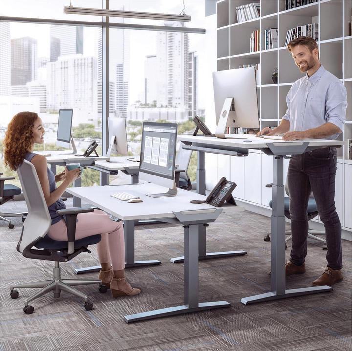 Actual product image Fellowes Tischplatte Levado 140 x 80 cm, Weiss (140 x 80 cm)